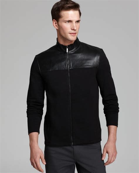 michael kors mens jacket black|Michael Kors black jacket women's.